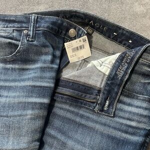 American Eagle Outfitters Men's Dark Blue Skinny Jeans